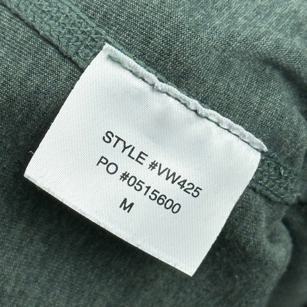 Vuori Halo Wide Leg Lounge Pants Green Pintuck Seam VW425 Medium DreamKnit - Picture 3 of 9
